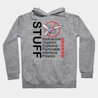 No Fly List - Forbidden Stuff In Airplane Hoodie